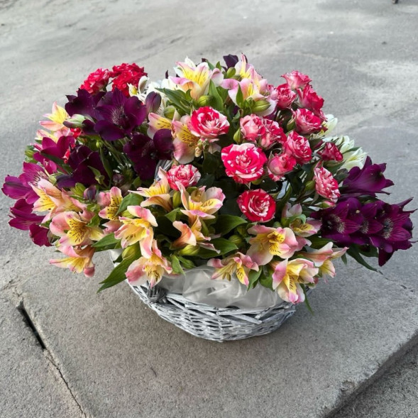 Букет Лепестки счастья в Новоозёрном