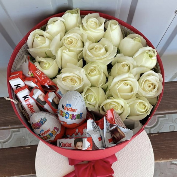 Коробка с киндерами «Сладкий вкус» в Новоозёрном