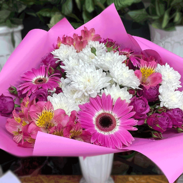 Букет &quot;Пинк&quot; в Новоозёрном