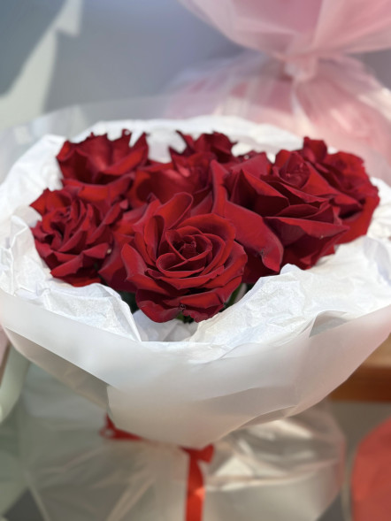 Букет из 5 французских роз в Новоозёрном