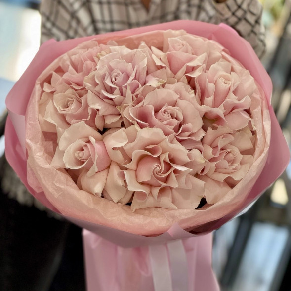 Букет 15 французких роз  в Новоозёрном