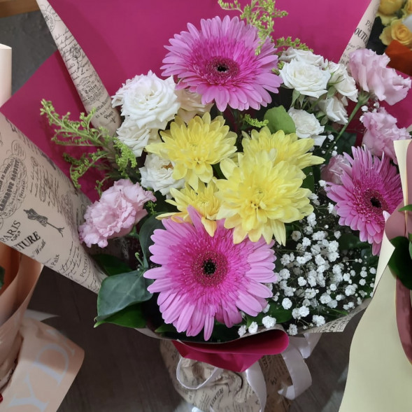 Букет «С заботой» в Новоозёрном