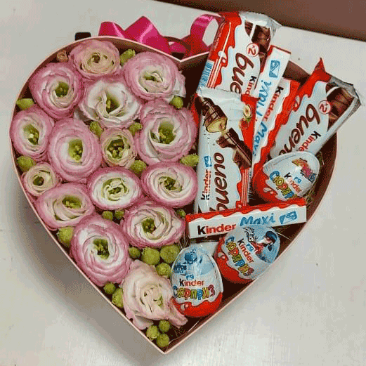 Композиция в коробке &quot;Приятный сюрприз&quot; в Новоозёрном