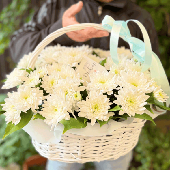 Композиция в корзине &quot;Блеск цветов&quot; в Новоозёрном