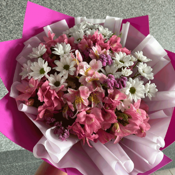 Букет &quot;Небесный фламинго&quot; в Новоозёрном